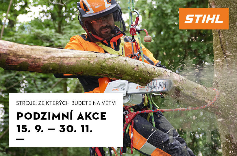 Podzimní akce STIHL | Akční ceny na vybrané stroje a příslušenství